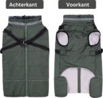 Reflecterende hondenjas met harnas - waterdichte warme hondentrui - maat L - Afbeelding 5