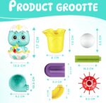 Badspeelgoed Waterbaan & Glijbaan- baby- incl 5 Badeentjes-jongens & meisjes- Baby- Badspeeltjes - Afbeelding 4