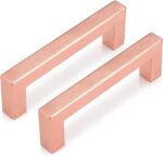 Rose Goud - Deurbeslag-Deurgreep-Handgreep keuken-handgrepen -Handgreep Goud-Deurhendel-Handvat-Keukengreep-Handgreep-Deurgreep- Goud design 20x10x128mm inclusief schroeven