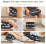 Stemily Massagepistool - 6 Koppen - 9 Modi - 9 Intensiteitsniveaus - Deep Tissue - Stil - 2000mAh Batterij - 10W - Grijs - Afbeelding 4