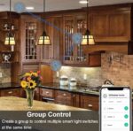 Lichtschakelaar Touch WIFI 1 gang 1 Weg 220V Compatibel met Alexa, Schakelaar Licht Glas Screen Wandschakelaar Tuya Smart Life App Bediening Wit - Afbeelding 3