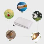 1x Beschermhoes 115x175cm Voor Planten 80g/m² Plantenafdekking met Trekkoord Tegen Vorst Wind en Neerslag,Potplantenzak Wit - Afbeelding 3