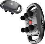 Stemily Massagepistool - 6 Koppen - 9 Modi - 9 Intensiteitsniveaus - Deep Tissue - Stil - 2000mAh Batterij - 10W - Grijs