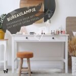 Tafellamp industrieel - USB-C oplaadbaar leeslamp - Dimbare Touch LED Lamp Wit - Zware kwaliteit bureaulamp - Nachtlamp draadloos voor woonkamer & nachtkastje slaapkamer - 38cm bedlamp - Afbeelding 3