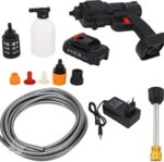 Draadloze Hogedrukreiniger - 350PSI Draagbaar met 3-in-1 Sproeikop voor Auto Wassen en Tuin Bewatering