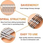 12 stuks grillspiesen, 31 cm grillspiesen, roestvrij staal, sjasliekspiesen, vleesspiesen voor barbecue, lange grillspiesen, kebab spiesen, grill voor kampvuur of grillschaal - Afbeelding 4