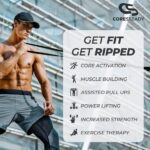 Coresteady Geassisteerde Optrekband - Trainingsbanden voor CrossFit Powerlifting - Yoga - Stretchmobiliteit - Mannen Vrouwen - Afbeelding 4