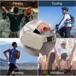Buiktas voor dames, stijlvol, heuptas, kleine fanny pack, reizen, sport, outdoor, mobiele telefoon, borstzak, crossbody heuptas voor dames en heren, Kaki, Heuptas met verstelbare riem - Afbeelding 4