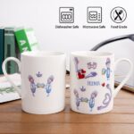 Koffiemok van keramiek, koffiekopjes, theekopjes, groot, 11 oz met woordvrienden, grappige mokken van bone china, cadeaus voor mannen en vrouwen, grappige kopjes voor koffie, latte, thee, cadeaus - Afbeelding 5