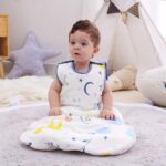 ademend 100% katoen mousseline zachte inbakerdeken | Unisex slaapzak voor babymeisjes en jongens 0-6 Maanden - Afbeelding 2