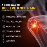 CAMBIVO NS10 knie Brace Maat XL Oranje 2 x kniebandage voor dames en heren, orthopedisch herstel bij meniscusscheuren, ACL en artritis, bandage knieën voor hardlopen, wandelen, joggen, sport, volleybal, voor gewrichtspijn, oranje - Afbeelding 6