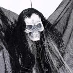 Hangende halloween-skeletten, set van 2 geesten, Magere Hein, geweldig halloween-versiering voor buiten - Afbeelding 5