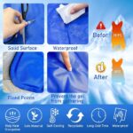 Koelmatten voor honden 60x90 CM niet-giftige gel Cool Mat voor katten Blauw Duurzaam Hond Cool Matten Zelf Cool Mat Hond Help Uw huisdieren Afkoelen in de zomer Warmte Pet Cool Mat voor Kennel Crat - Afbeelding 4