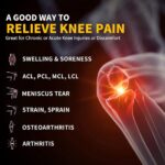 CAMBIVO NS10 Maat XL Kniebraces voor dames en heren, 2 stuks, gecomprimeerde kniesteun, medische kniebeschermers voor hardlopen, meniscusscheuren, artritis, ACL, blauw XL - Afbeelding 6