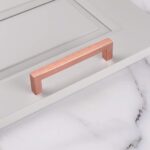 Rose Goud - Deurbeslag-Deurgreep-Handgreep keuken-handgrepen -Handgreep Goud-Deurhendel-Handvat-Keukengreep-Handgreep-Deurgreep- Goud design 20x10x128mm inclusief schroeven - Afbeelding 3