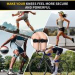 Kniebrace voor verlichting van kniepijn en blessures - Artritis Meniscus ACL MCL-scheur - Slipvaste compressiemouw voor hardlopen sport - Grijs L. Kniebrace - Afbeelding 3