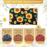 Magnetronbestendig warmtekussen met wasbare hoes kruik, herbruikbaar multifunctioneel magnetronverwarmingskussen voor nek en schouders, vochtig warmtekussen in de vorm van een zitzak en warm kompres voor knieën, spieren, gewrichten, polsen en buik. - Afbeelding 7