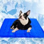 Koelmatten voor honden 60x90 CM niet-giftige gel Cool Mat voor katten Blauw Duurzaam Hond Cool Matten Zelf Cool Mat Hond Help Uw huisdieren Afkoelen in de zomer Warmte Pet Cool Mat voor Kennel Crat - Afbeelding 6