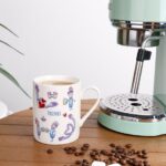 Koffiemok van keramiek, koffiekopjes, theekopjes, groot, 11 oz met woordvrienden, grappige mokken van bone china, cadeaus voor mannen en vrouwen, grappige kopjes voor koffie, latte, thee, cadeaus - Afbeelding 6