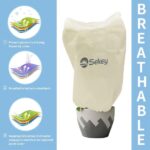 Winterbescherming voor planten Vorstbescherming 155x100 cm - Scheurvast - Ademend - Wasbaar - 80 g/m² Sterk - Afbeelding 2