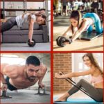 6-in-1 Buikroller en Fitnessset voor Thuisfitness - Effectieve Buikspiertrainer met Weerstandsbanden en Push-ups - Afbeelding 7