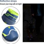 Hondenlaarzen - pootbeschermers reflecterende strip robuuste antislip zolen ademend winter besneeuwde dag zomer hete bestrating buiten wandelen harde vloeren binnen - Afbeelding 6
