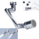 Kraanaccessoires 1440 graden draaibare multifunctionele verlengkraan met 2 sproeifuncties, kraanbevestiging Kraanverlenger, draaibare kraanbevestiging voor keuken badkamer