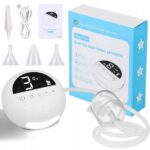 Elektrische Neusafzuiger Baby - 9 Instelbare Zuigniveaus - Oplaadbaar - Nachtlampje en Kinderrijmpje - Neusreiniger voor Pasgeborenen, Baby's en Kinderen