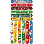 12 stuks klap armbanden kerst - Afbeelding 2