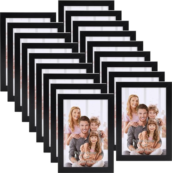 550x555 fotolijst Fotolijst Set - wanddecoratie / muurdecoratie set of 18 - Afbeelding 1