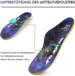 DACAT Platte inlegzolen maat 35/36 ter ondersteuning van de voetboog – ondersteuning voor plantaire fasciitis, metatarsalgie, hielpijn, orthopedische inlegzolen voor dames en heren. - Afbeelding 4