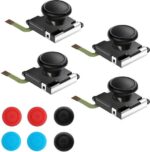 Analoge joystick voor NS 3D vervanging - 3 stuks thumbstick controller rocker stang met dop