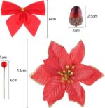 180 stuks kerstkrans accessoires kunstbessen eikel voor kerstkrans decoraties Kerstmis ambacht kerstfeest decor - Afbeelding 5