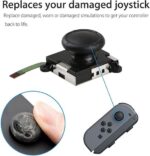 Analoge joystick voor NS 3D vervanging - 3 stuks thumbstick controller rocker stang met dop - Afbeelding 4