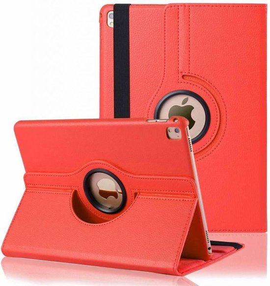 550x583 iPad Pro 9.7 inch Case met 360° draaistand cover hoesje - Rood - Afbeelding 1