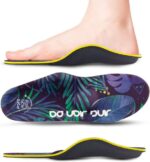 DACAT Platte inlegzolen maat 35/36 ter ondersteuning van de voetboog – ondersteuning voor plantaire fasciitis, metatarsalgie, hielpijn, orthopedische inlegzolen voor dames en heren.