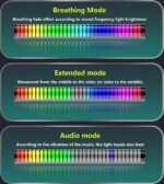 led muziek bar - rgb sound control - lamp sfeer - nachtverlichting - gaming decoratie - soundbar voor auto - - Afbeelding 2