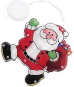 Zuignap Led Kerstverlichting merry christmas kerstman