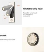 Led Nordic Legering Dimbare Verstelbare Led Lamp voor wand - Afbeelding 6