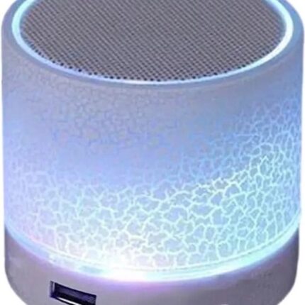 Bluetooth Speaker Mini - LED - Wit