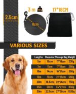 Looxmeer Robuuste trainingslijn hondenriem - Looxmeer 20M met opbergtas - Afbeelding 7