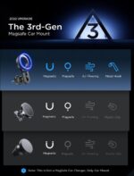 Magnetische autotelefoonhouder met 12 supersterke magneten, universele telefoonhouder - Auto telefoonhouder - Afbeelding 5