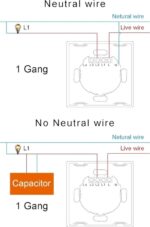 Lichtschakelaar Touch WIFI 1 gang 1 Weg 220V Compatibel met Alexa, Schakelaar Licht Glas Screen Wandschakelaar Tuya Smart Life App Bediening Wit - Afbeelding 6