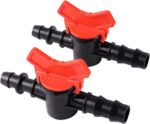 Aquarium Waterstroom Regelklep Plastic Air Flow Control Regulator Valve Fish Tank Tuinslang Connector(10mm) - 2 Stuks .