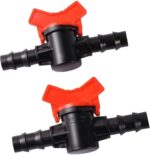 Aquarium Waterstroom Regelklep Plastic Air Flow Control Regulator Valve Fish Tank Tuinslang Connector(10mm) - 2 Stuks . - Afbeelding 3