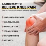 CAMBIVO NS10 2 x maat M kniebrace voor dames en heren, kniebandage voor hardlopen, wandelen, joggen, sport, volleybal, kniebeschermers nuttig herstel bij meniscusscheuren, ACL en artritis - Afbeelding 4