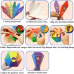 8 stuks snoepzakken, 25 cm, van karton, opvouwbare snoepzak - Afbeelding 2