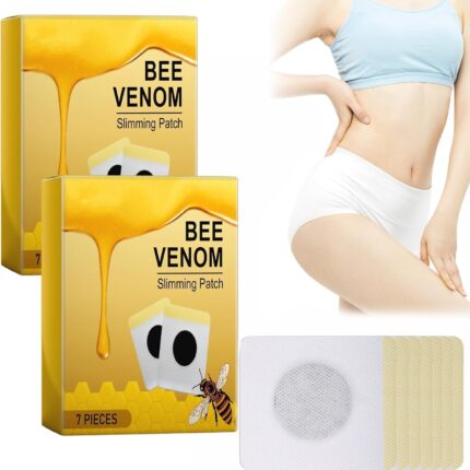 Bijengif Afslankpleisters - Bee Venom Slimming Patch - Afval Pleister Buik - Afslanken - Afvallen - Vetverbrander. Weight Loss Slimming Patches 28 Pcs - Lymphatic Drainage - for Women and Men .
