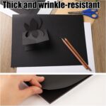 36 wit + 36 zwart VGOODALL Zwarte en witte Vellen Zijdepapier, Knutselpapier en Cadeaupapier, Perfect voor Verjaardagen, Halloween en Bruiloften - Afbeelding 4