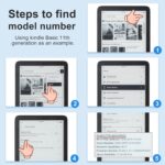 Hoes voor 6 inch Kindle 11e generatie - Transparante Achterkant met Automatische Slaap-/Waakfunctie - Afbeelding 3